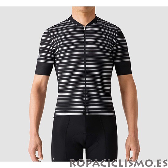 2019 Maillot La Passione Tirantes Mangas Cortas Stripe Negro